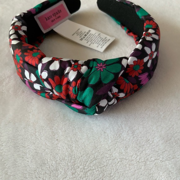 KATE SPADE NEW YORK floral medley knot silk headband - Picture 3 of 10